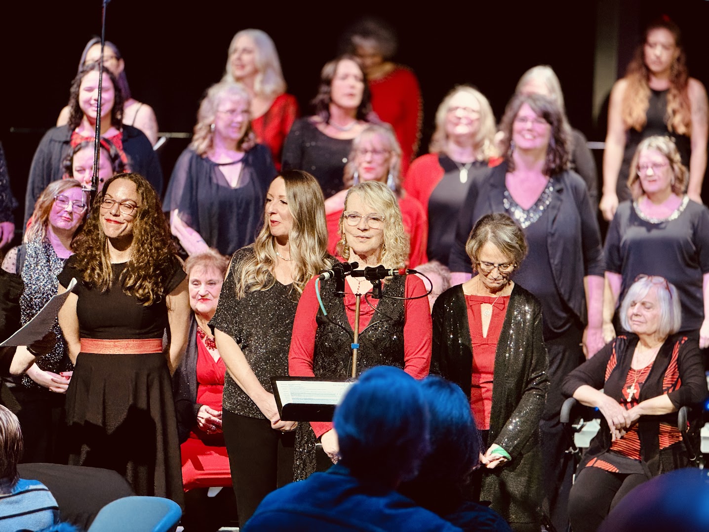Valley Echoes performing on stage