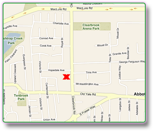 Map to Garden Park Tower